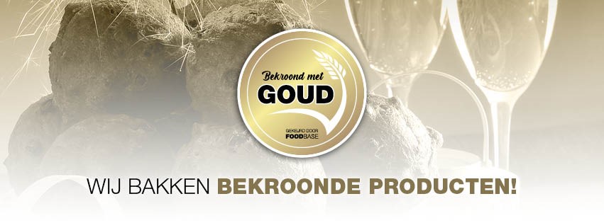 Goudbekroond banner